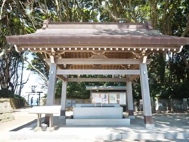 酒列磯前神社の手水舎
