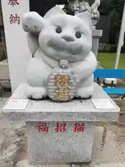 新倉氷川八幡神社の狛犬