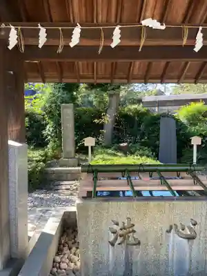 松陰神社の手水舎
