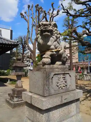竹塚神社の狛犬