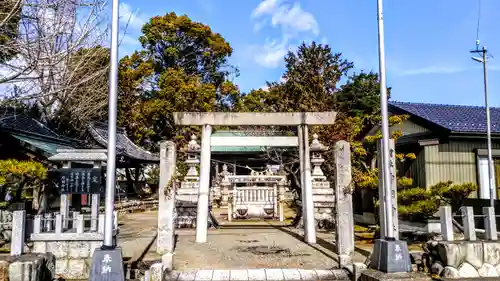 神明社（井出神明社）の鳥居