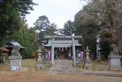 三春大神宮の鳥居
