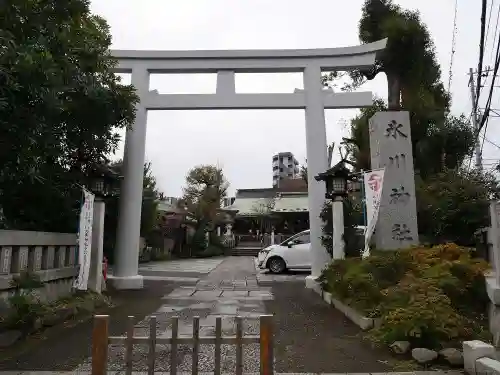 新宿下落合氷川神社の鳥居