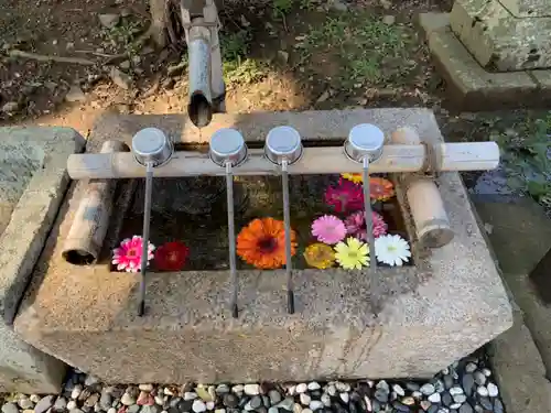 中川八幡神社の手水