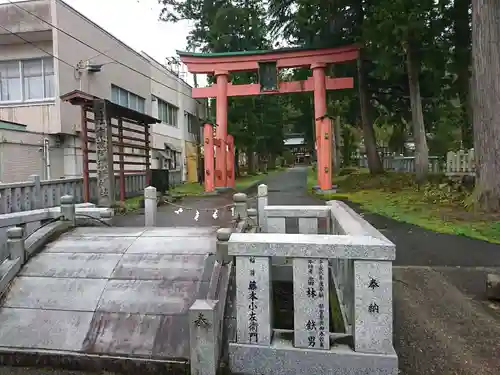 須波阿湏疑神社の鳥居