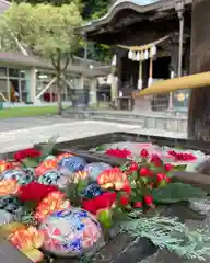 根岸八幡神社の手水