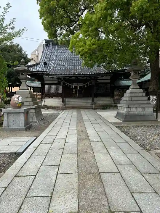 安江八幡宮(金沢水天宮)の本殿・本堂