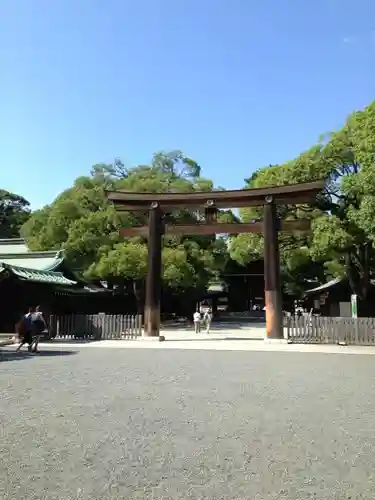 明治神宮の鳥居