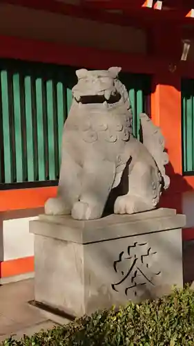 千葉神社の狛犬