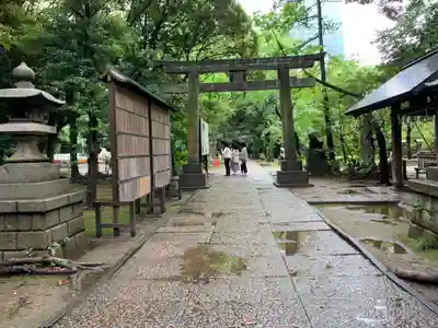 赤坂氷川神社の鳥居