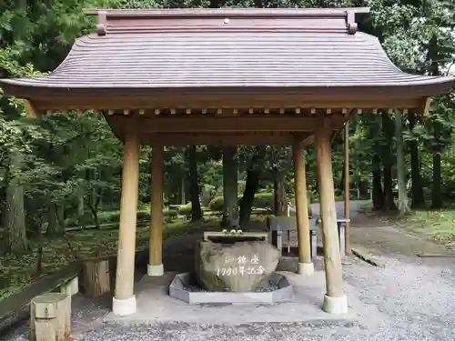 山宮浅間神社の手水