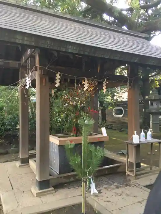 赤坂氷川神社の手水舎