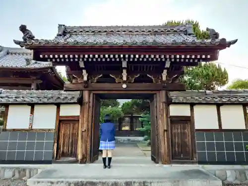 上徳坊の山門・神門