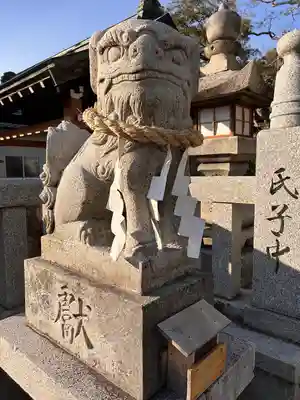 平石井神社の狛犬
