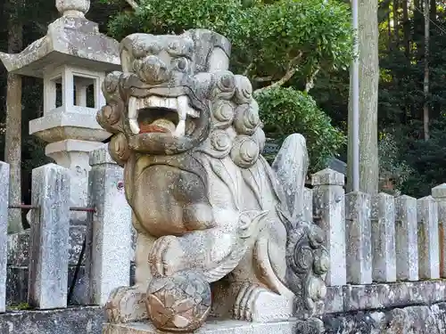 二村神社の狛犬