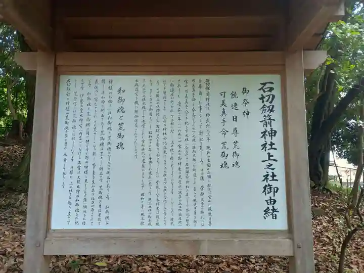 石切劔箭神社上之社(大阪府)