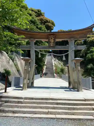 船津八幡神社の鳥居