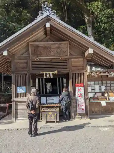 多度大社の動物