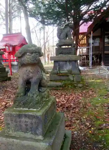 幾春別神社の狛犬