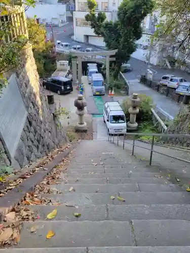 諏訪大神社の鳥居