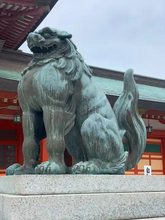 五社神社 諏訪神社の狛犬
