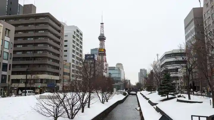 さっぽろテレビ父さん神社の周辺