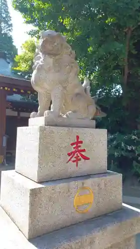 新田神社の狛犬