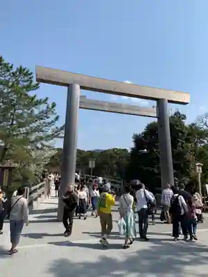 伊勢神宮内宮(皇大神宮)の鳥居