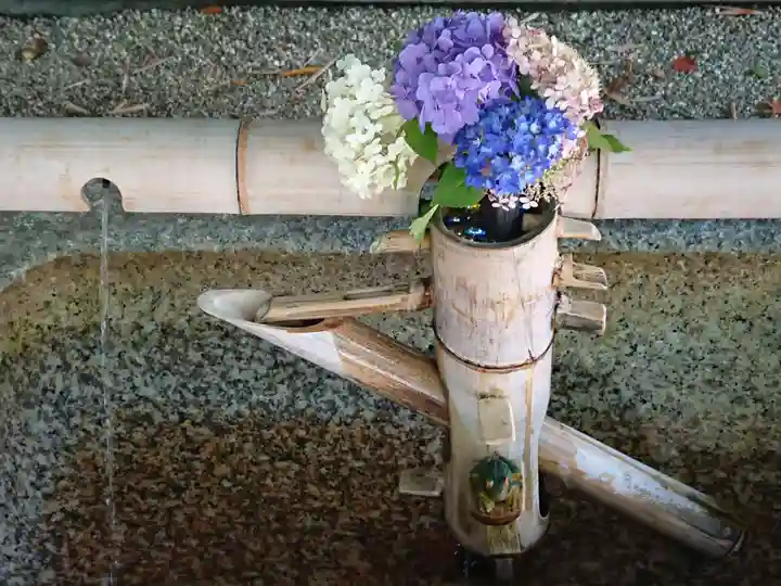 富部神社の手水舎