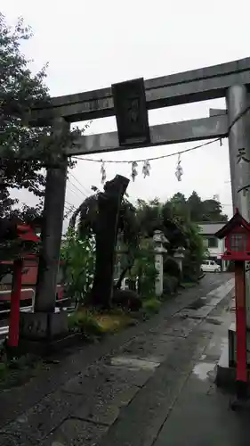 新倉氷川八幡神社の鳥居