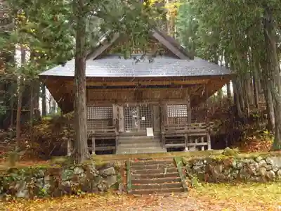 戸隠神社火之御子社の本殿・本堂