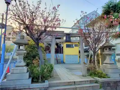 東川崎蛭子神社の鳥居