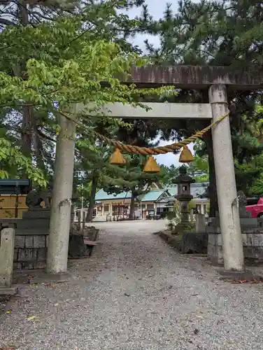 中山神明社の鳥居