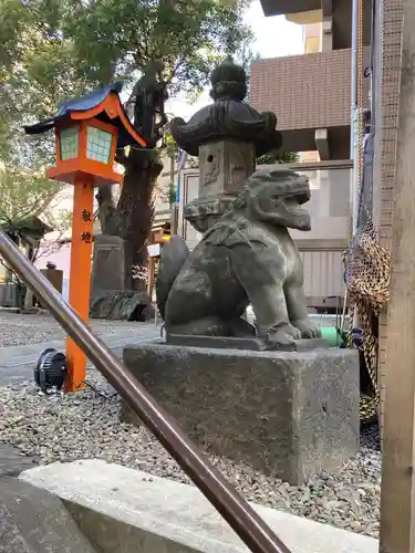 上目黒氷川神社の狛犬