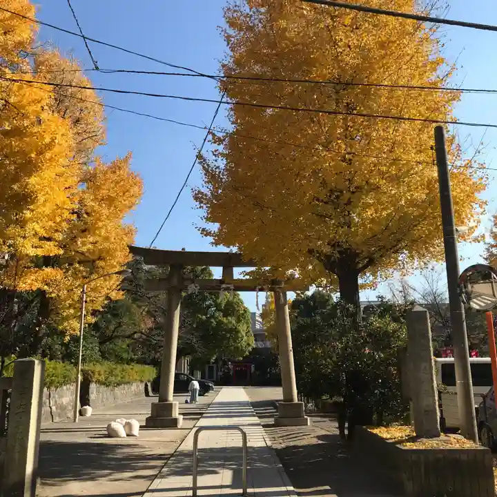 稲毛神社の鳥居