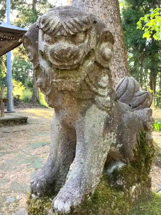 朝日神社の狛犬