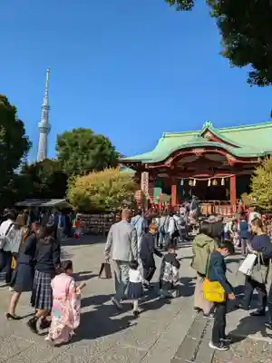 亀戸天神社の本殿・本堂