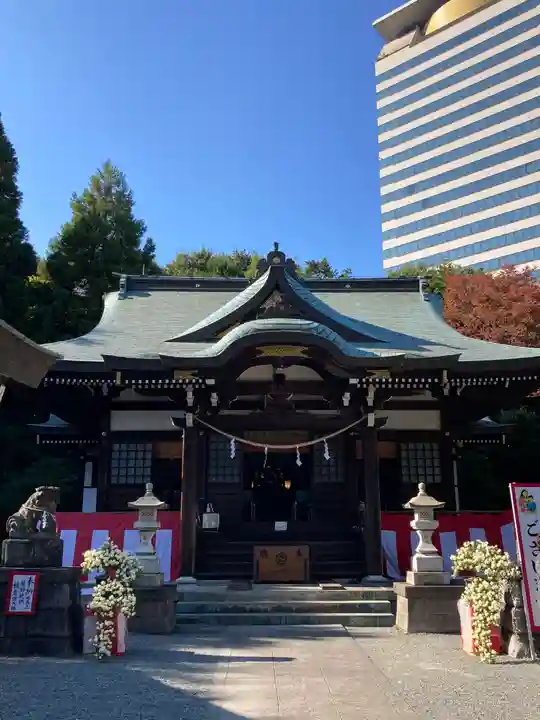 落合白山神社の本殿・本堂