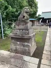 谷原氷川神社の狛犬