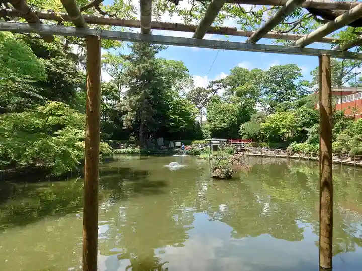 越ヶ谷久伊豆神社の庭園