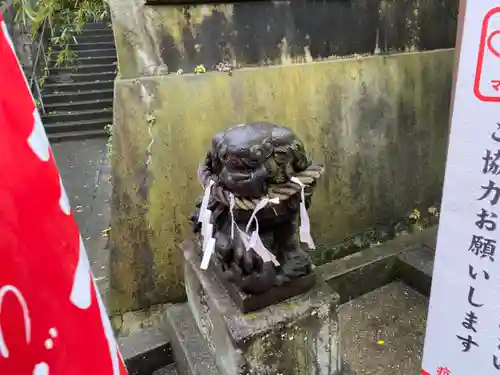 海南神社の狛犬