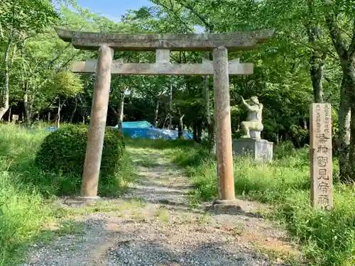 相撲神社の鳥居