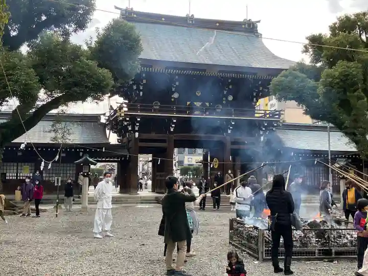 真清田神社の山門・神門