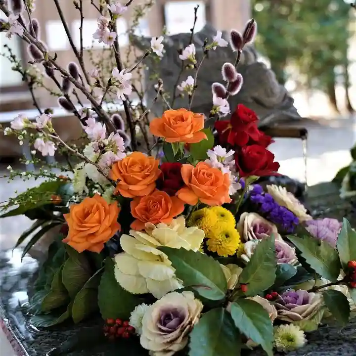 滑川神社 - 仕事と子どもの守り神の手水舎