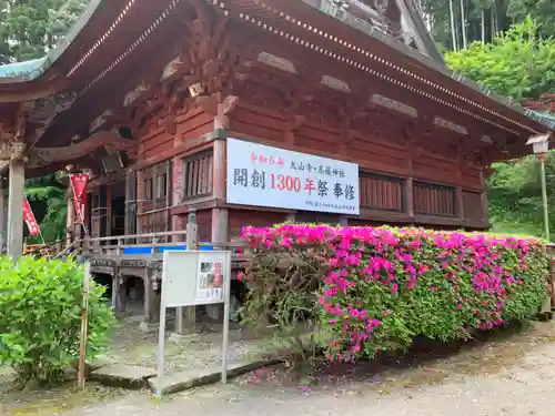 高蔵山　大山寺の本殿・本堂