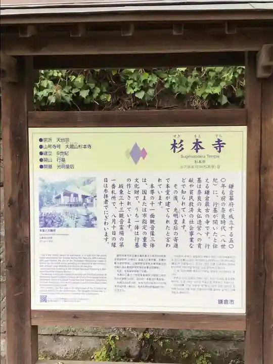 杉本寺の歴史