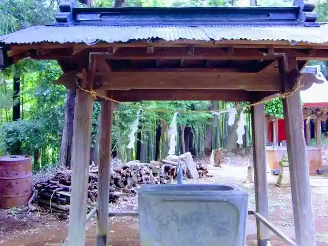 吉田杉山神社の手水舎