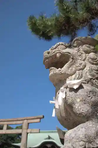 唐津神社の狛犬