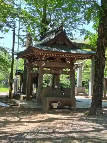 金村別雷神社の手水舎