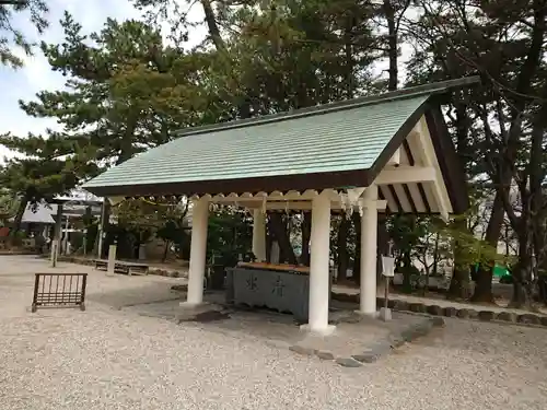 中山神明社の手水舎